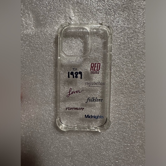Taylor Swift Eras IPhone 14 PRO Clear Phone Case Rare, Hard To Find Brand New! - Picture 1 of 4